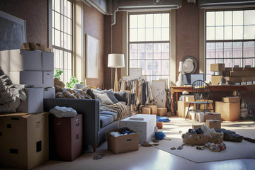Room that needs to be clean and decluttered