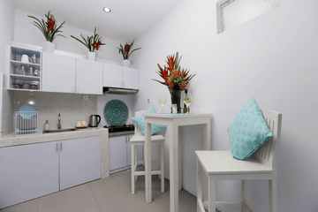 living room in small condominium