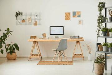 Minimalist Home office setup