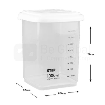 Qoncept Emma Food Storage Containers Set of 2 (650ml and 1000ml)