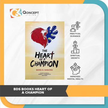 BDS Books by Qoncept Reader's Choice Bundle - Heart of a Champion & Experience Rest in Stress Bundle