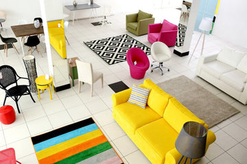 Mixing and matching different furniture styles