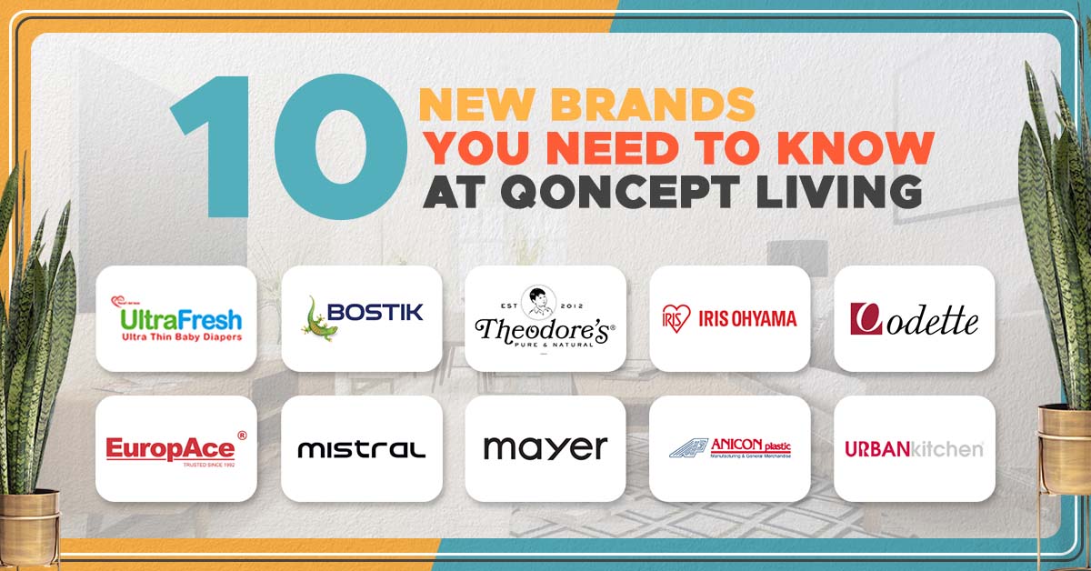 10 new brands on Qoncept Living 