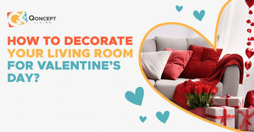 Tips in decorating living room for Valentine's Day