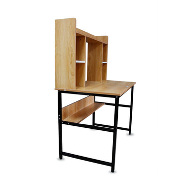 Qoncept Furniture Vanna Computer Table with Shelves 100cm