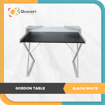 Qoncept Furniture Gordon Table 105x75 (Black/White)