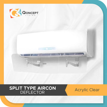 QONCEPT HOMEWARE Air Conditioner Wind Deflector for Split Type Aircon