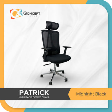 QONCEPT FURNITURE Patrick High Back Ergonomic Gaming Office Chair