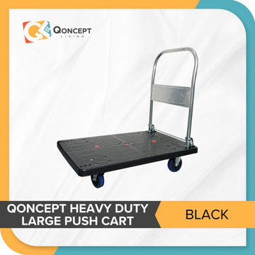 Qoncept Heavy Duty Push Cart 300kg Large Capacity