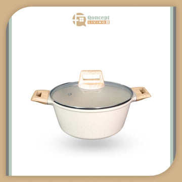 QONCEPT HOMEWARE Master Cook Non Stick Casserole Stock Pot 24cm with Cover