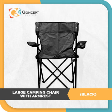 Qoncept Furniture Large Camping Chair with Armrest