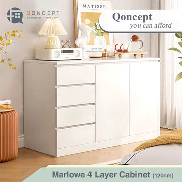 Qoncept Furniture Marlowe Minimalist Drawer Cabinet