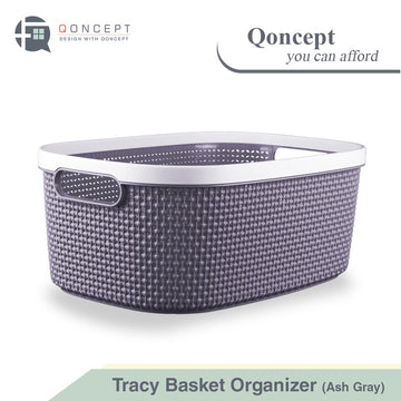 QONCEPT HOMEWARE Tracy Basket Organizer Vegetable and Fruit Basket Multi-Purpose Organizer